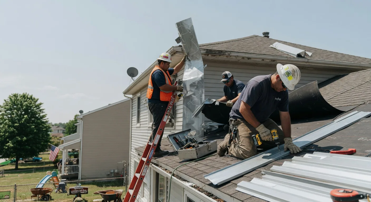 Storm Damage Metal Roof Repair in Mattaponi, VA